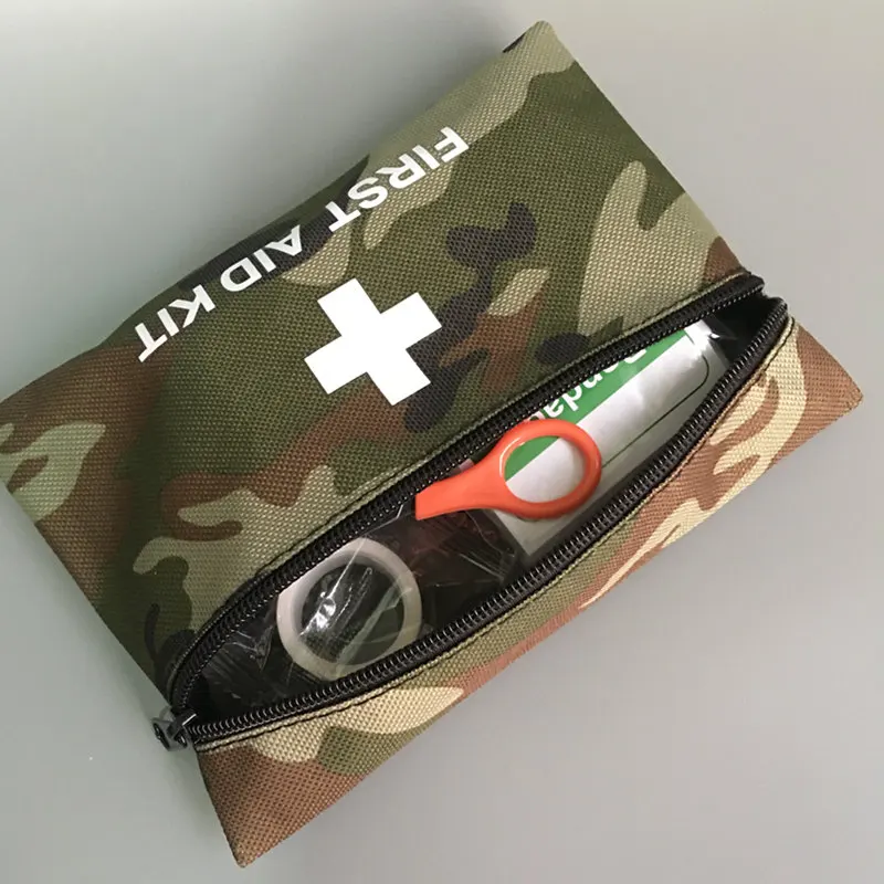 Estuche para botiquín de primeros auxilios, bolsa médica portátil de viaje, botiquín de emergencia al aire libre, Kits de supervivencia pequeños, 9/19 Uds.