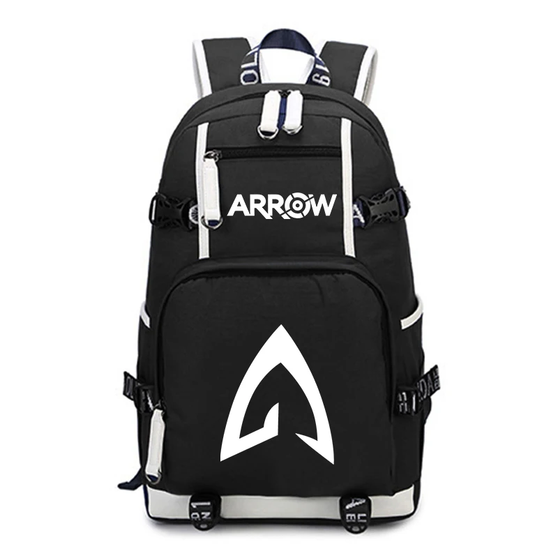 

Superhero Arrow Backpack Teens Boys Girls Cute School Bag Children Kids Book Bag Casual Bag Large Capacity Backpack