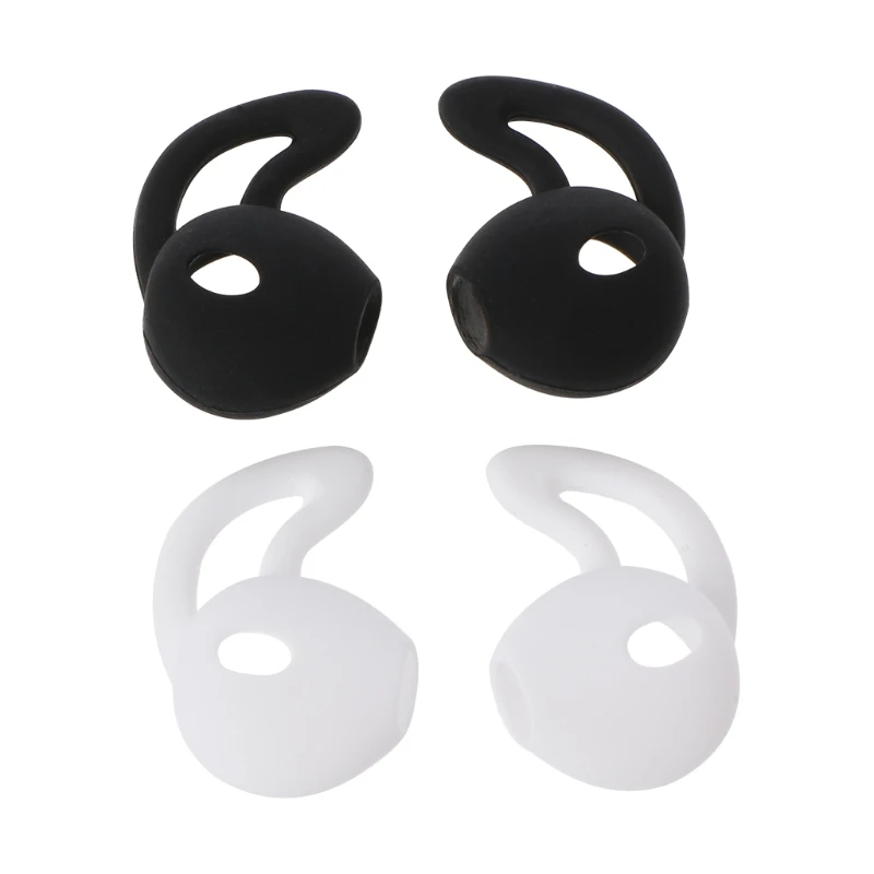 

2Pairs Silicone in-ear Headset Earbuds Cover with Ear Hook for Apple