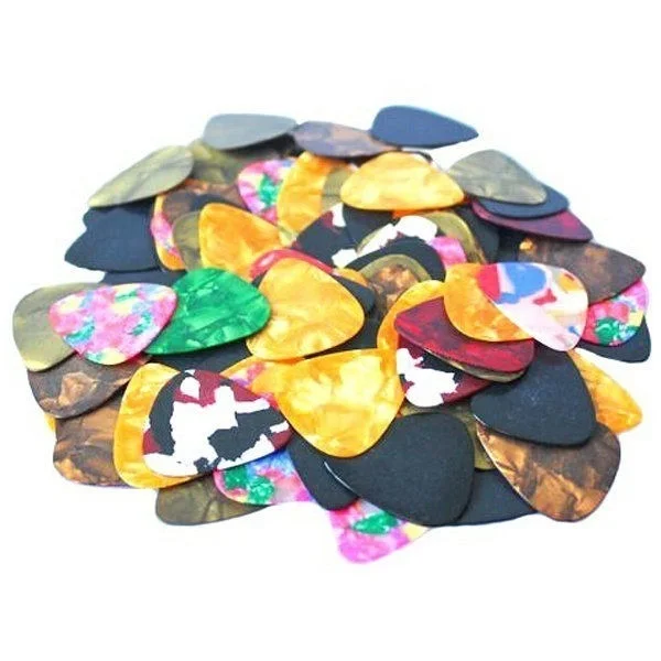Acoustic Picks 0.46mm 0.71mm 0.96mm Plectrum Celluloid Electric Smooth Guitar Pick Accessories Pua De Guitarra 10/20 Pcs