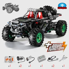 

New Technical Monster Motors RC Off-Road Racer Building Blocks Assembling Model City Moc Idea Car Brick Kids Toys Gift Set