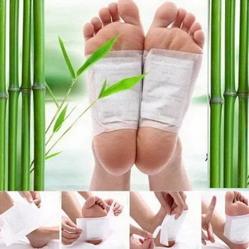 

20 Pcs Detox Foot Patches Pads Keep your feet warm Toxins Feet Slimming Patch Cleansing Herbal Body Health Care Adhesive Pads