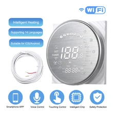 Termostato de calefacción eléctrico inteligente con pantalla táctil LCD, controlador de temperatura programable semanal para habitación, 16A, 95 ~ 240V GB