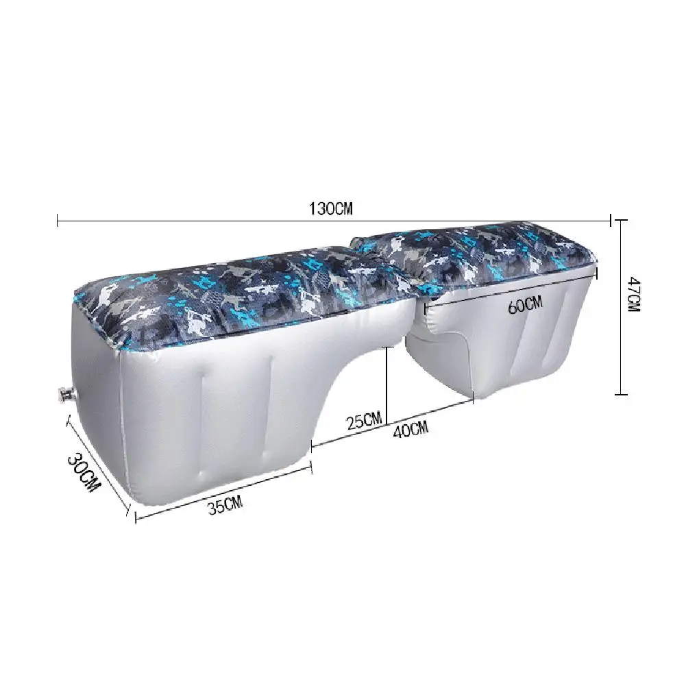 Car Iatable Mattress Travel Bed Mattress Back Seat Gap Pad Air Bed Cushion For Car Travel Outdoor Camping