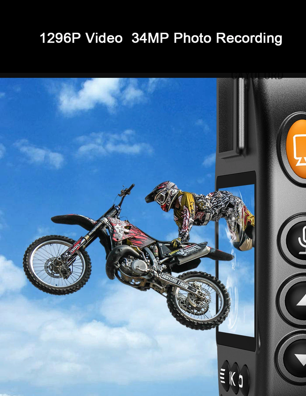 13hrs Long Recording Time 1296p HD Car Camera DVR Voice Recorder DV