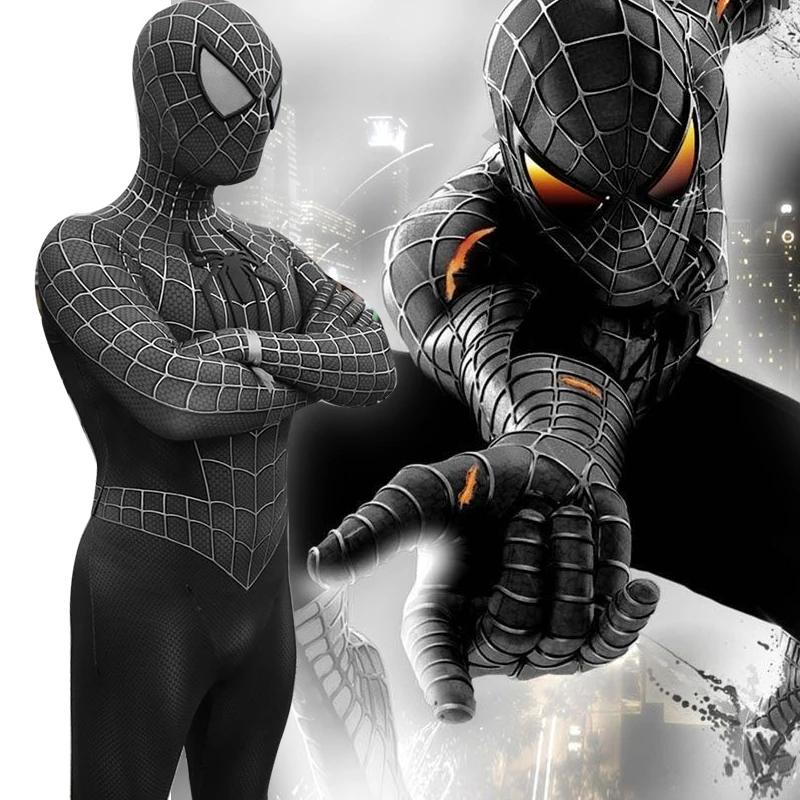 Erwachsene Kinder Spiderman Cosplay Kostüm Jumpsuit Overall Halloween Karneval