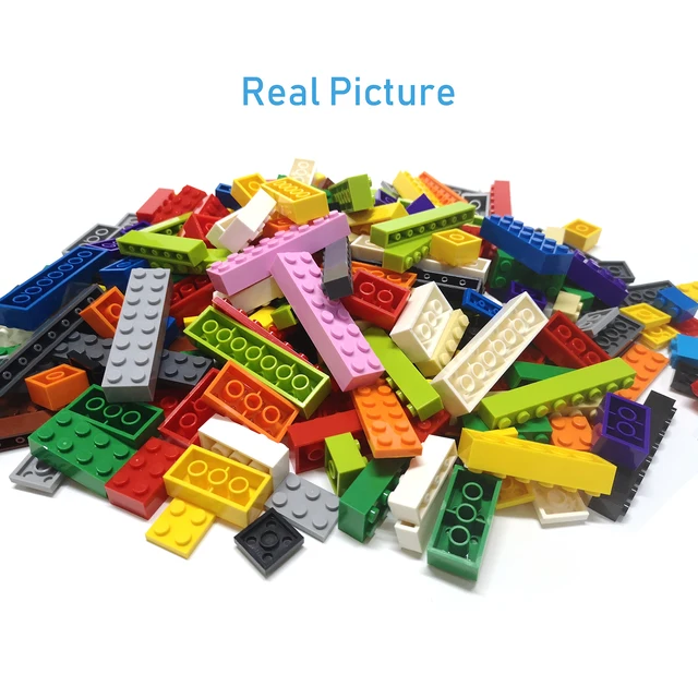 200pcs blocchi di costruzione fai da te figura mattoni piastrelle di ceramica 2x2 dimensioni Creative educative compatibili con 3068 giocattoli per bambini 4