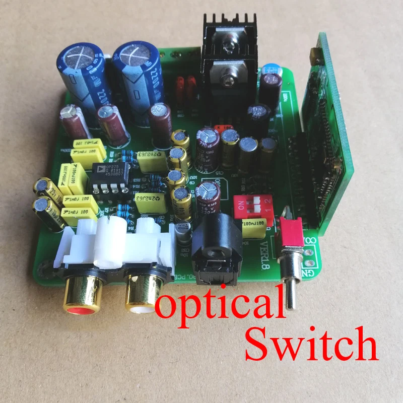 Lusya Csr8675 Bluetooth 5.0 Decoder Board AK4490 Fiber Bluetooth Input APTX-HD with Antenna dual AC 12V T0520