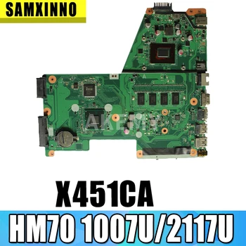 

Akemy Laptop motherboard For Asus X451CA F451 F451C X451CA Mainboard REV.2.1 HM70 1007U/2117U 2G RAM GMA HD 3000