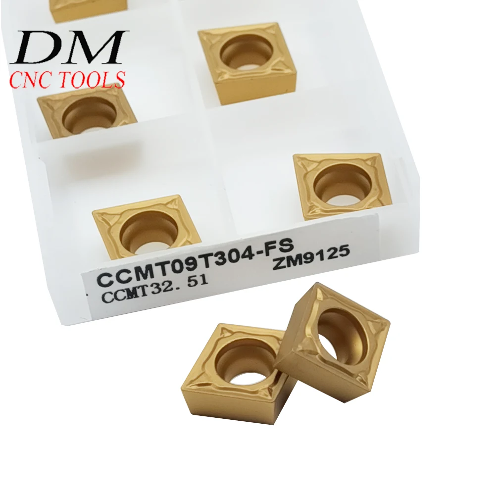 CCMT09T304 CCMT09T308 FS ZM9125 высококачественный токарный станок, твердосплавные вставки, токарные инструменты с ЧПУ для стали, нержавеющая сталь