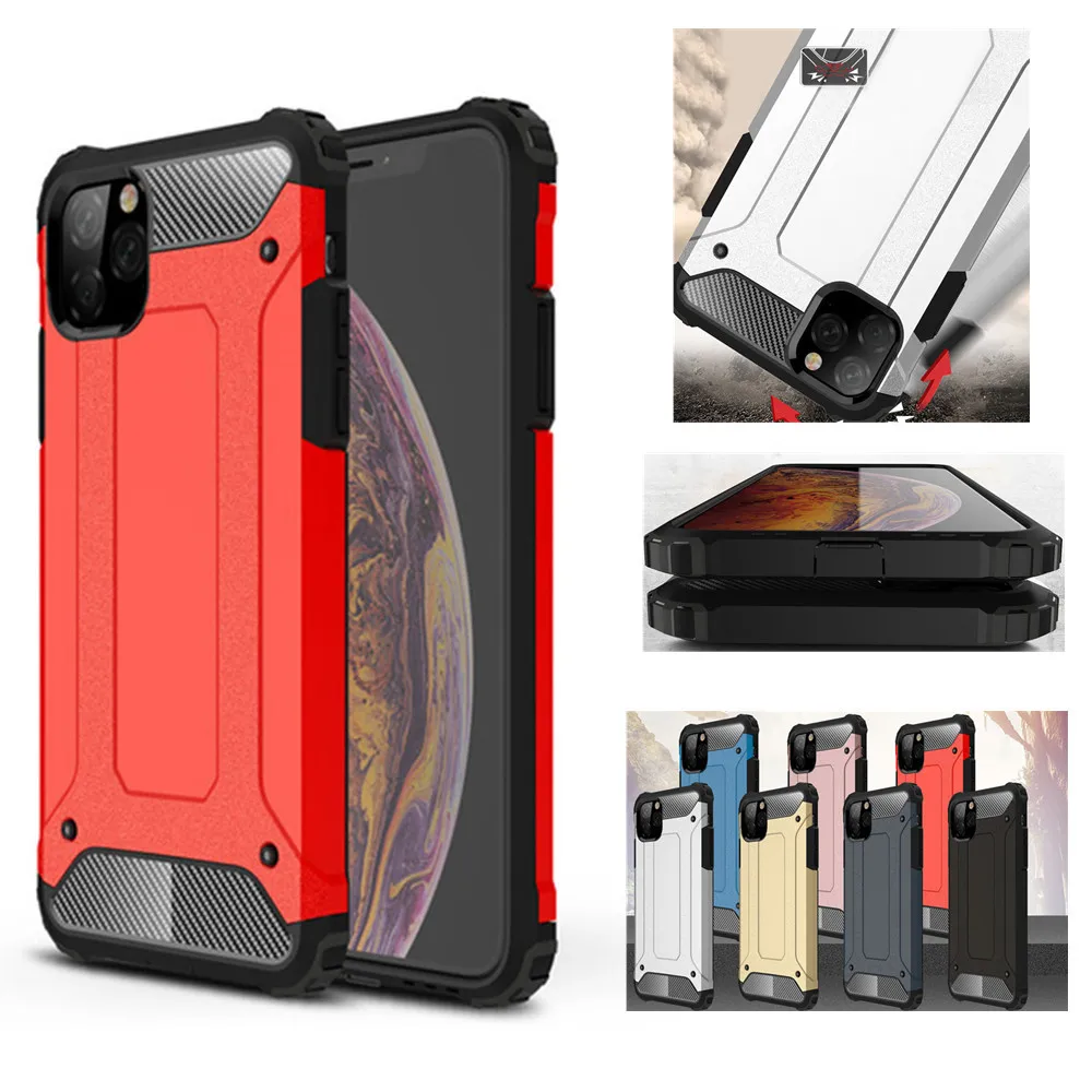 Прочный Гибридный жесткий противоударный чехол для iPhone 11 11Pro Max с жестким ударным