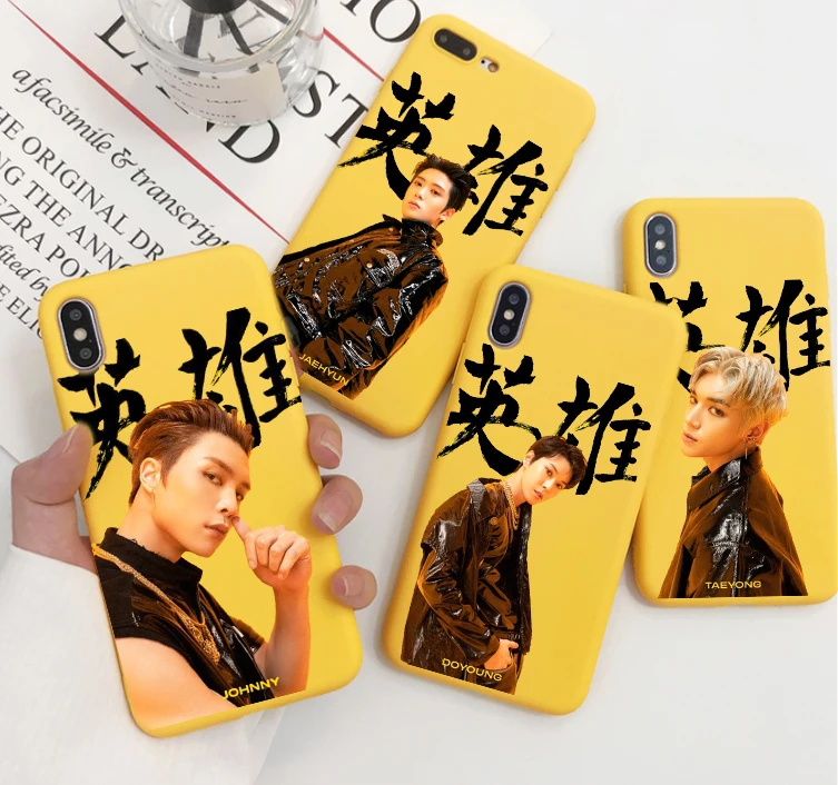 Kpop NCT 127 Neo Zone карамельные цвета ТПУ чехол для телефона iphone 11 SE X 7 XS XR XSMA 11Pro 11ProMax