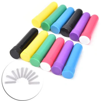 

2018 Hot 12PCS Empty Nasal Inhaler Tubes Essential Oil Aromatherapy Blank Nasal Containers Bottles Party Gift Beauty Decor New