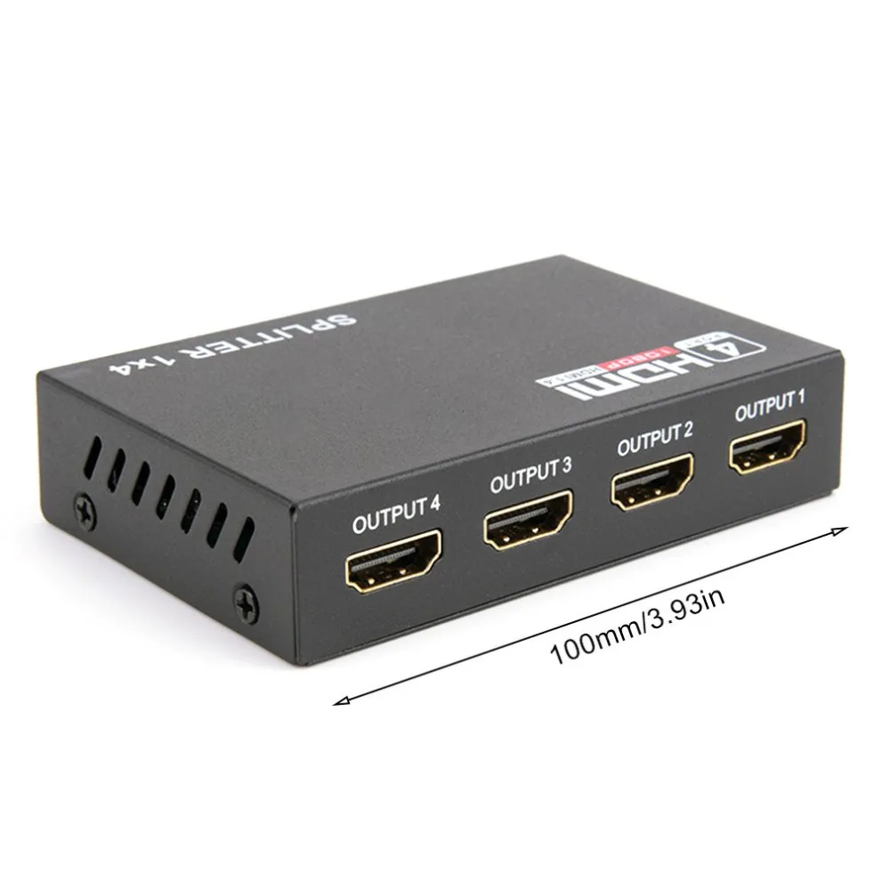 HDMI сплиттер HDCP 4K 1x2 Out усилитель сигнала мощности 1080P 3D 1x4 аудио сплиттер HDMI конвертер HDMI адаптер
