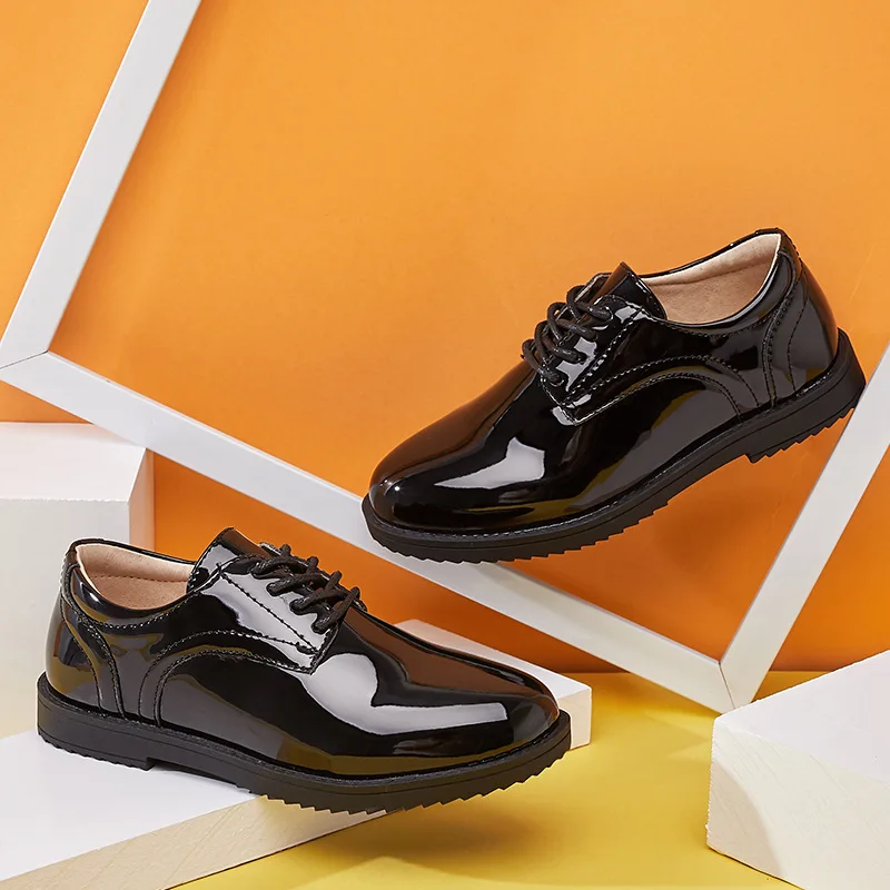 

Girls Shoe2019 Spring New Style Men's BOY Kids Children Leather Shoes England Shoes Children Bo