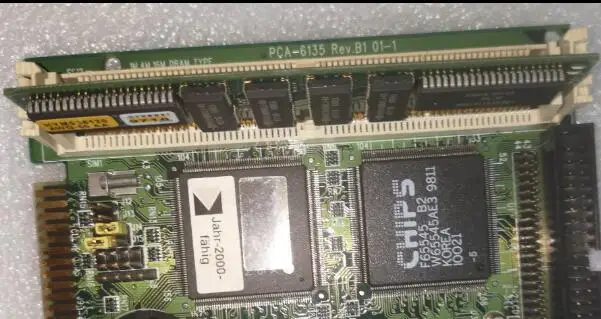 OK оригинальная плата IPC PCA-6135 Rev. B1 ISA слот Промышленная материнская плата половинного размера cpu карта PICMG10 с процессор ОЗУ