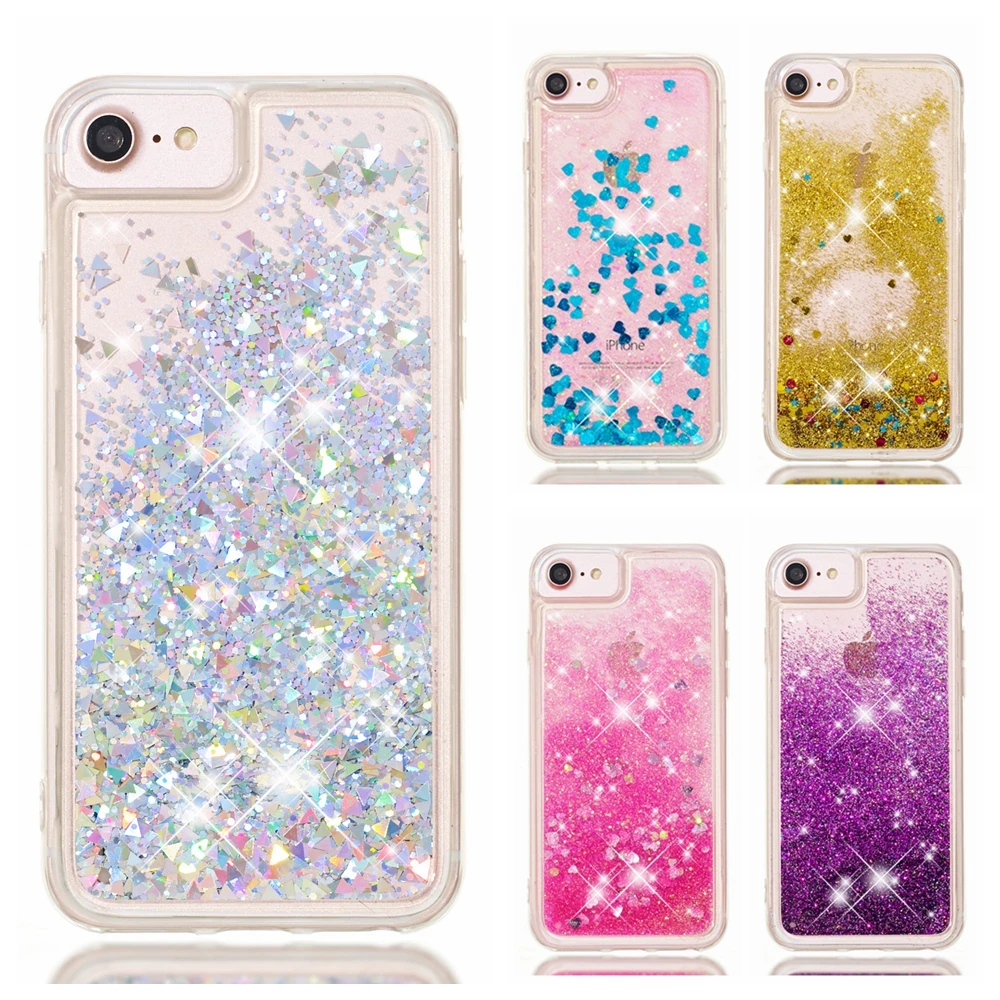 Se Case On For Coque Iphone Se Case Glitter Liquid Soft Cover For Iphone Se Case Women Fitted Case Glitter Liquid Quicksand Phone Case Women Girl Free Shipping Aliexpress