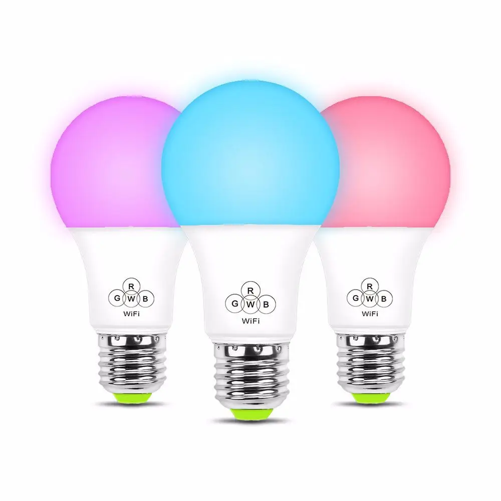 

Smart WIFI Light Bulb RGB Remote Control LED Bulb Support Alexa Voice Control Remote Control