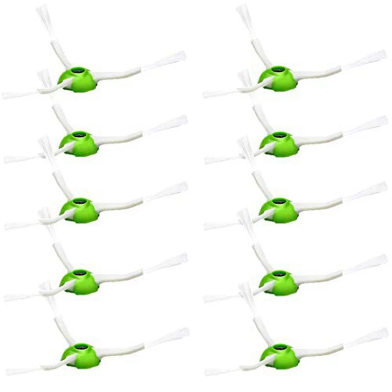 

Replacement Parts for Irobot Roomba I Series I7 and E Series E5 E6 Green Side Brush for Robotic Vacuum Cleaner 10Pcs