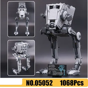 

1068Pcs Legoinglys Star set Wars 05052 Imperial AT-ST Walker Robot Building Blocks Bricks Compatible 10174 Children Toys Gift