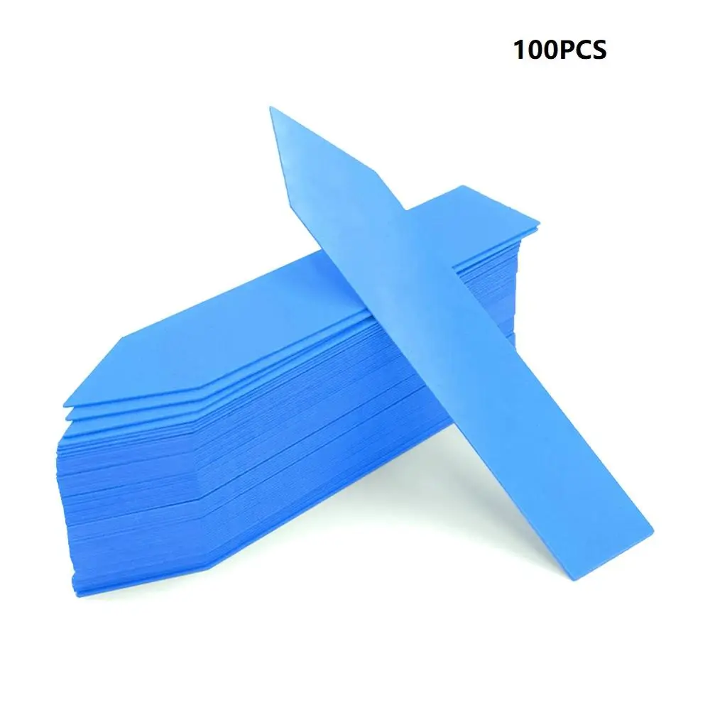 C B-100pcs бирки для растений дерево фрукты рассада сад цветок детская этикетки для горшков пластиковая Марка многоразовые ПВХ растения подвесной знак садовый инструмент - Цвет: C