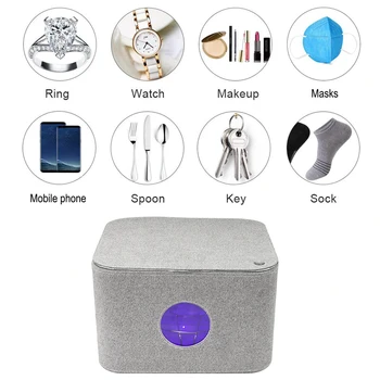 

Ultraviolet Box Outdoor Travel Portable Ultraviolet LED Light Box Storage Bag Carry Case For Phone Masks Key