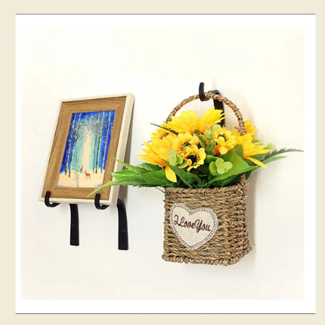 Kovácsoltvas Növényi Horgok Lógnak Kültéri Fali Dekoráció Növény Lógó Tartókkal, Amelyeket Madáretetőkhöz Használnak Virágvályú Lámpák - Image 4