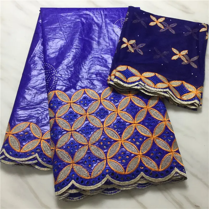 

New Arriva african bazin riche Popular 2020 bazin fbric high quality bazin lace for women party dress 5yards+2yard/lot