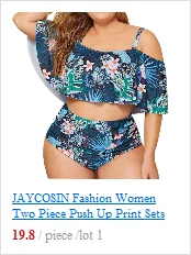 JAYCOSIN 2020 New Sexy girls Bikini Push-up Print Swimwear Women Push-up Bra Bikini Set Swimsuit Beach Bathing Swimwear 13#10 