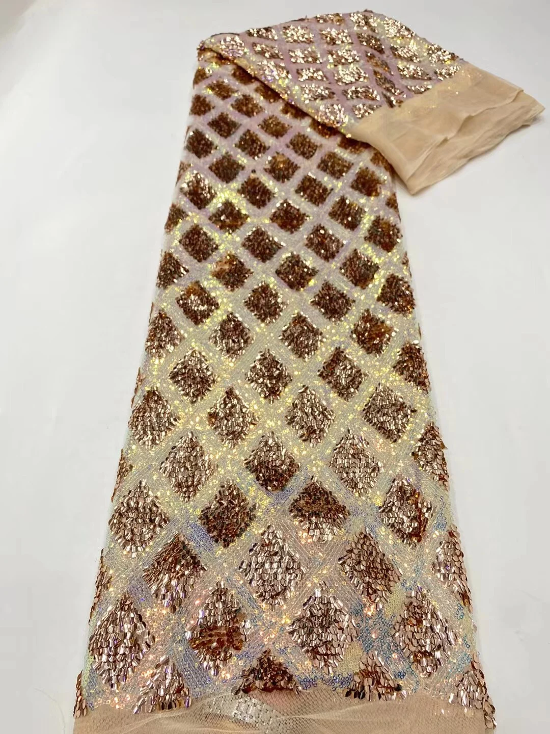 (5 ярдов/шт) Замечательный портом Мама с блёстками вышивкой французское Тюлевое