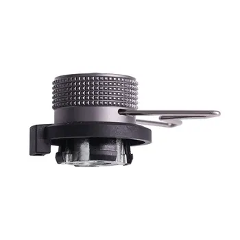 

Connector Stove Adapter Cylinder Burner Aluminium Alloy Gas Tank Durable Camping With Bracket Portable Automatically Lock Hiking