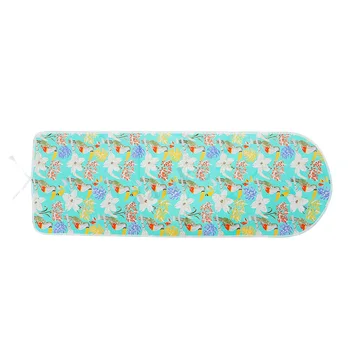 

140X50cm Padded Ironing Board Cover Protective Press Mesh Iron Ultra Thick Cotton Fitted Heat Retaining Cloth Guard Protect-Gree