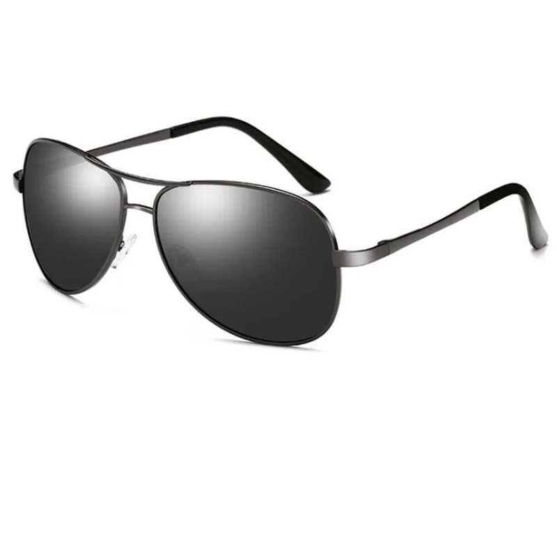 RBENN Pilot, поляризационные солнцезащитные очки для мужчин, фотохромные вождения, солнцезащитные очки, Классические хамелеон, тени, день, ночное видение, очки UV400 - Цвет линз: Gun Grey