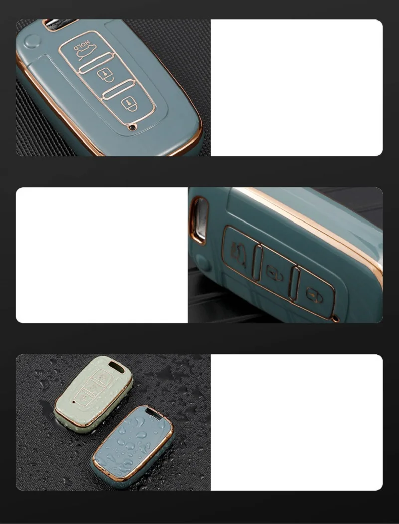 Custodia morbida per chiave Auto in TPU per Hyundai IX35 Sonata 8 per Kia Forte Rio 3 K2 K3 K5 supporto sportivo Fob accessori Auto Shell - H881901c553f241e7a0aeb20c79bde0a00
