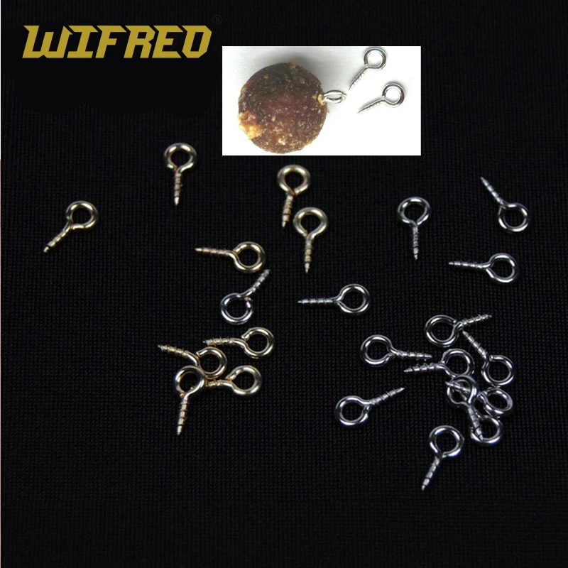 Wifreo 50pcs Boilie Bait Screw Peg for Carp Fishing Hair Rig Slide Pop Up High Carbon Steel Accessory 8mm 10mm 15mm | Спорт и