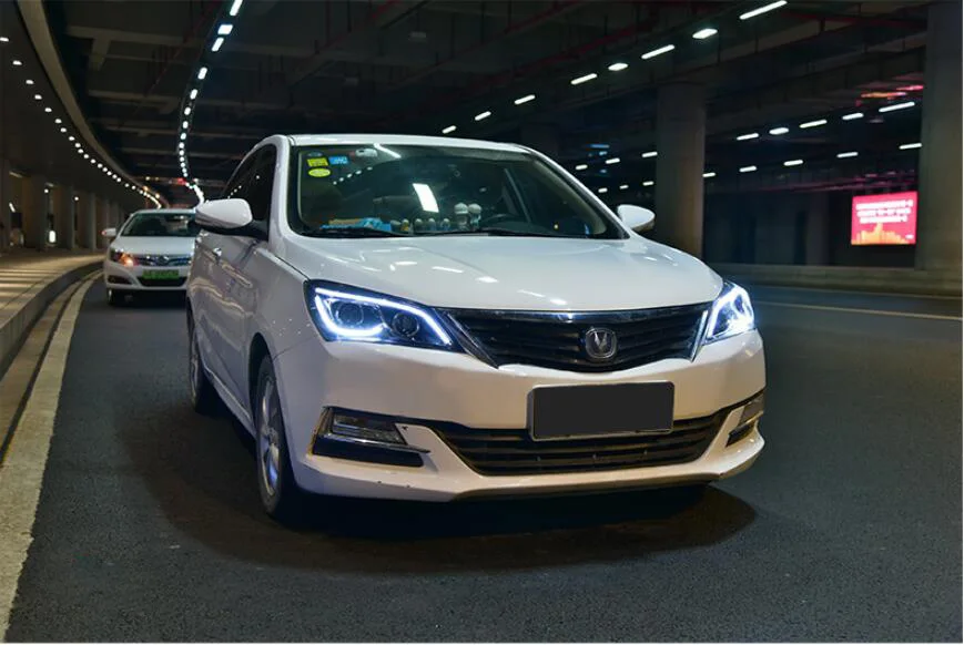 2019y автомобильный bupmer головной свет для ChangAn V7 фары ChangAn автомобильные аксессуары светодиодный DRL HID ксенон, противотуманная фара для ChangAn V7