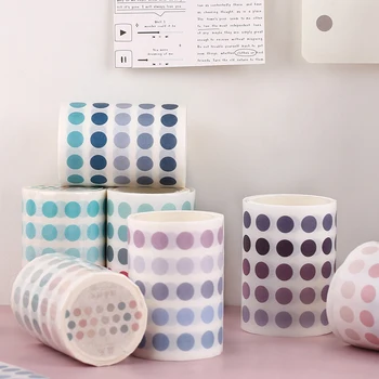 

Cute Riotous Profysion Dots Washi Tape Scrapbook DIY Masking Tape Label sticker School Stationery Store Bullet Journal supplies