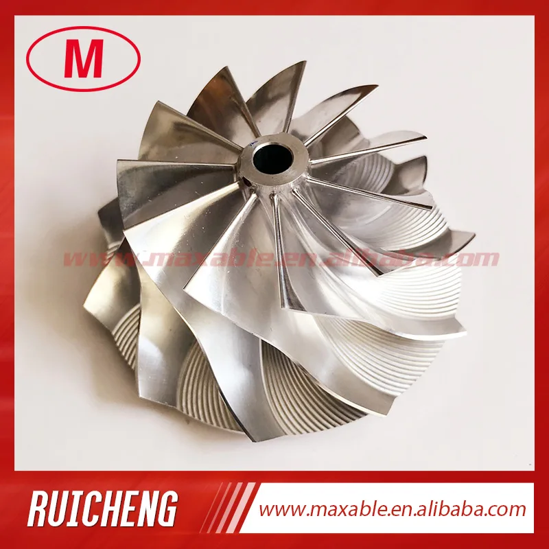 RHF5 50.39/68.01mm 11+0 blades high performance Turbocharger Billet/milling/aluminum 2618 compressor wheel | Автомобили и