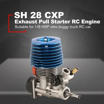 

HSP RC Car 1: 8 Buggy Monster Truggy Nitro Engine SH 28 CXP Engine M28-P3 4.57CC 3.8hp 33000 rpm Side Exhaust Pull Starter Part