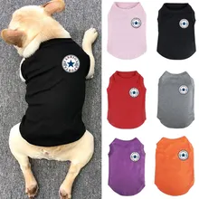pet vest t shirt french bulldog costume dog summer clothes Puppy Sweatshirt clothing for small dogs Pets Printed Outfits