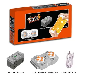 

APP RC Motor DECOOL LepinBlocks Technic Car Train Remote Control Battery Box Power Function 20086 20001 42056 Spare part