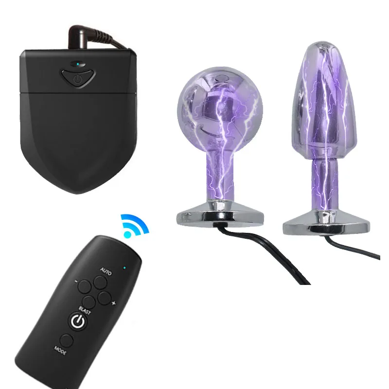 Electro Stimulation Anal Sex Toys Electric Shock Bdsm E-Stim Anal/Butt​ Plug/Sex Kit/Buttplug Prostate Massager electro sex toys electric sex toys
