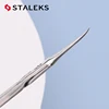 1pc STALEKS SX-31-1z Stainless Steel Dead Skin Olecranon Scissors Eyebrow Scissors Magnolia Pattern Exfoliating Makeup Tools 1