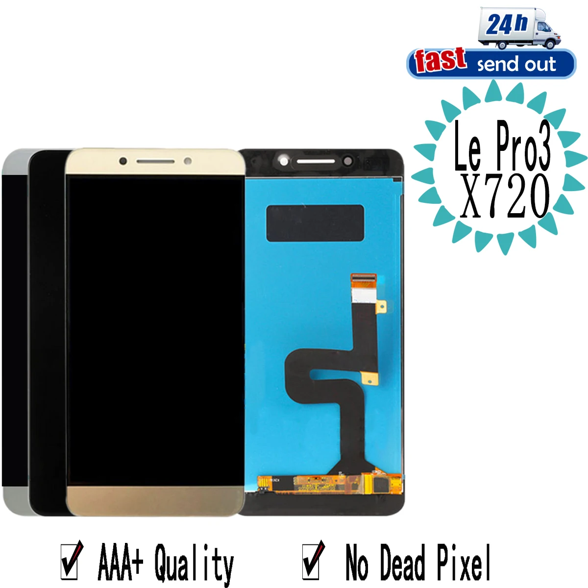 5 &quotIPS X720 LCD для LeTV LeEco Le Pro 3 Pro3 X725 X727 ЖК-дисплей сенсорный экран протестированный