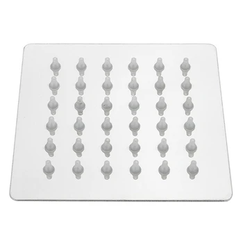 

Rainfall Shower Head Stainless Steel Ultra-thin Shower Heads Chrome Finish Square Rain Shower Head