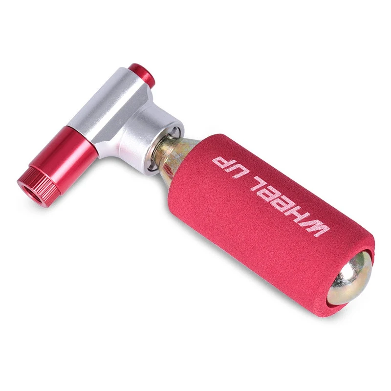 

Inflator Bikes Tire Quick Easy Safe Presta Schrader Valve Compatible Bicycle Tire Pump No CO2 Cartridges Included