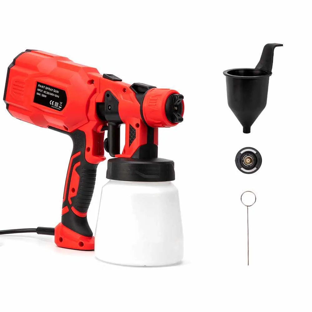

Electric Spray Gun 550W High Power Home Electric Airbrush 800ml Household Paint Sprayer Easy Spraying/Clean Perfect For Beginner