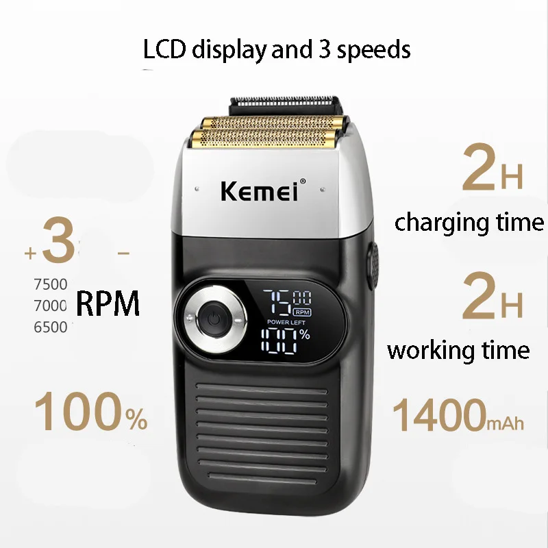 Kemei Electric Shaver Beard Trimmer