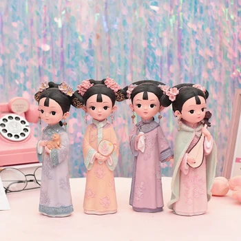 

1*Chinese Doll Handcraft Presents Of Chinese Princess Dolls Fairy Decorations Home Statuettes Miniature Decor Gifts