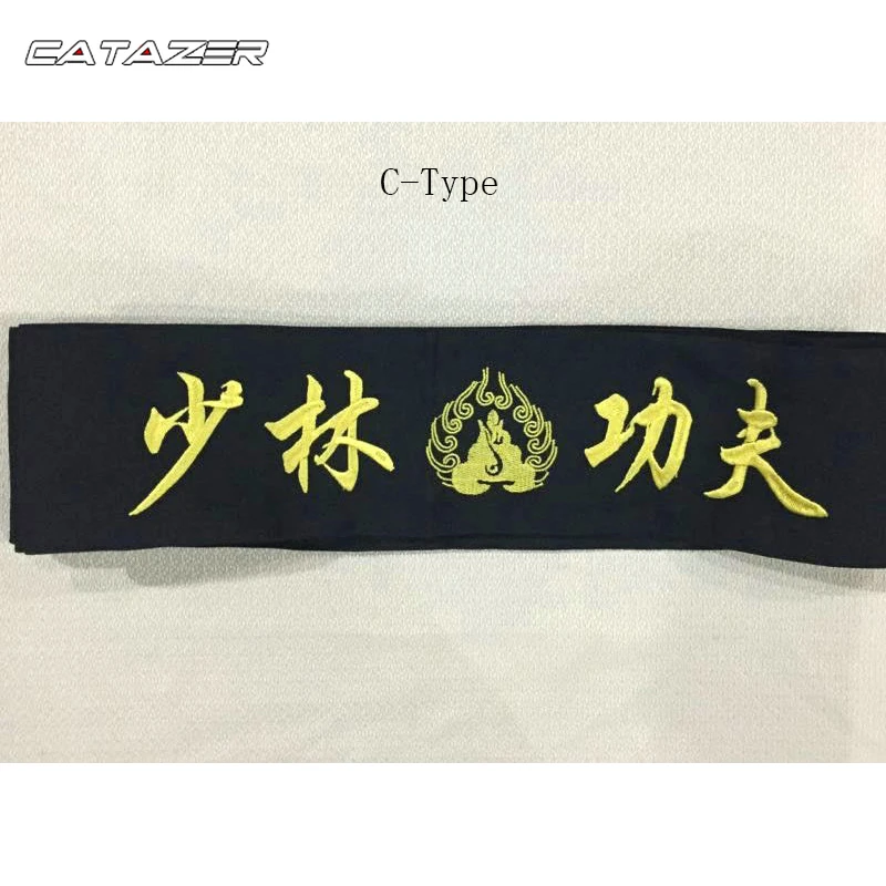 Shaolin monje bordado fu para entrenamiento uniformes de rendimiento Wushu artes marciales Karate Taekwondo cinturones| - AliExpress